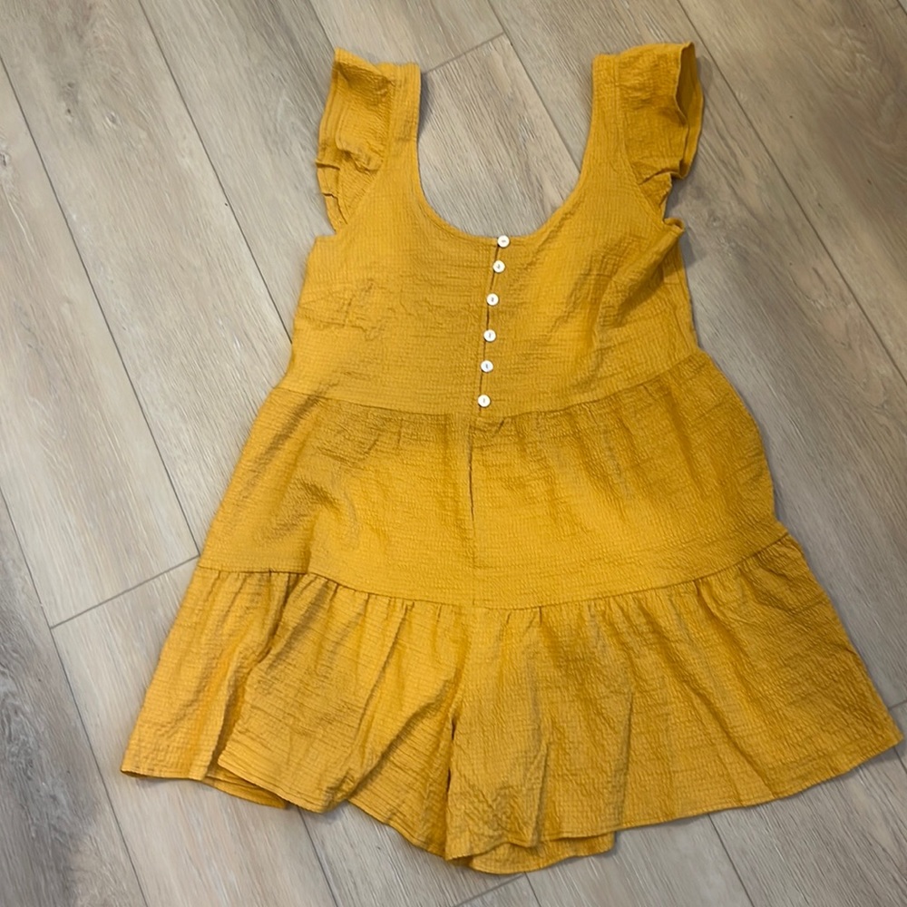 Yellow Romper - worn once size L